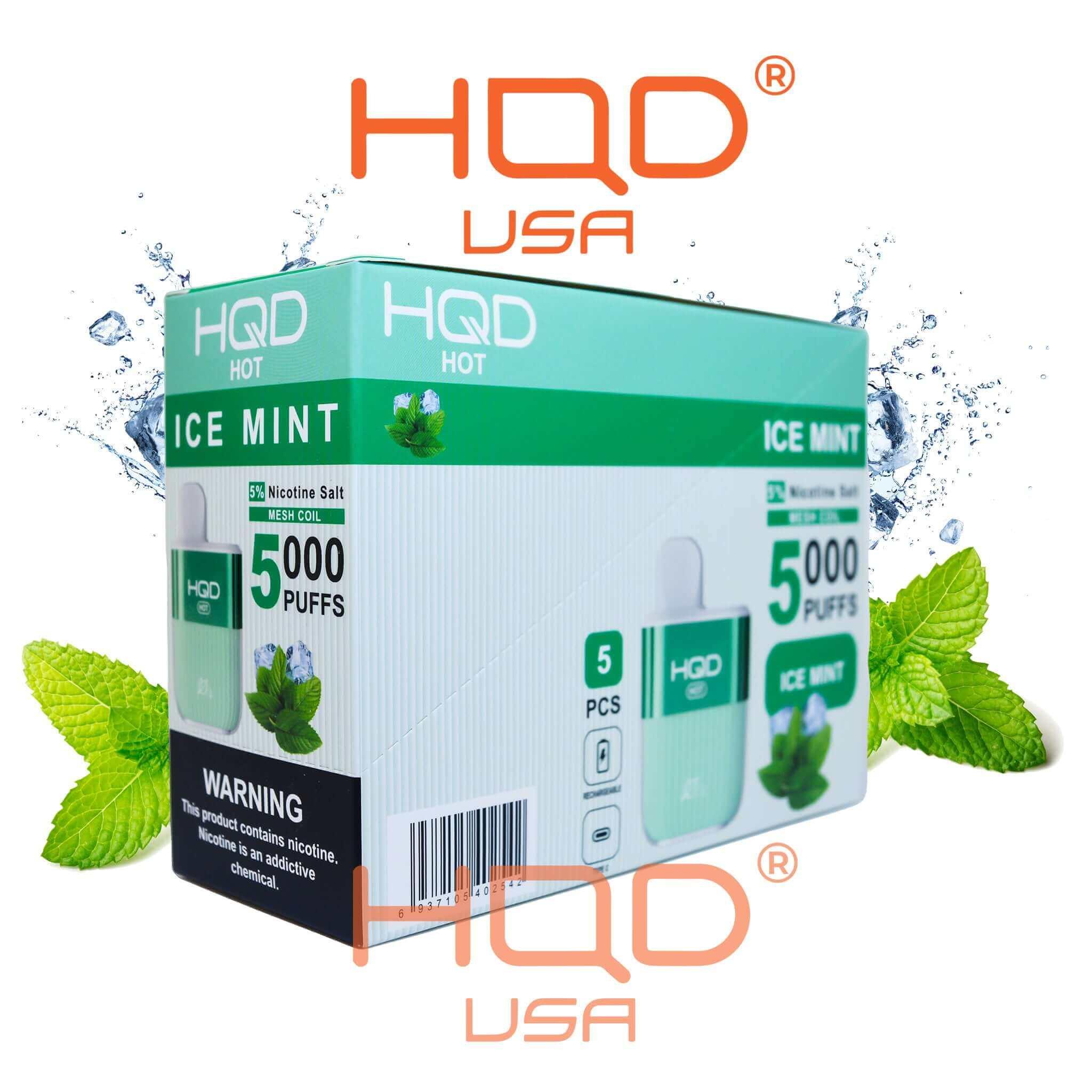 HQD | HOT (5 Pack) | Disposable Vapes | HQD Tech USA