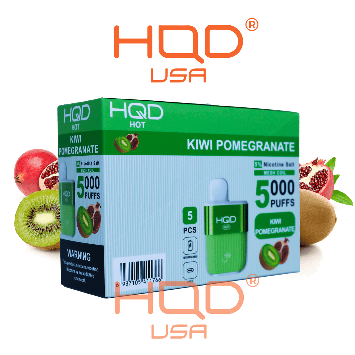 HQD | HOT (5 Pack) | Disposable Vapes | HQD Tech USA