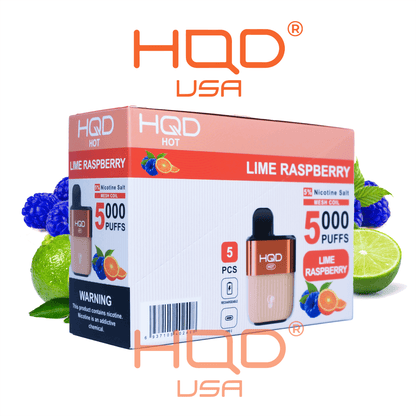 HQD | HOT (5 Pack) | Disposable Vapes | HQD Tech USA