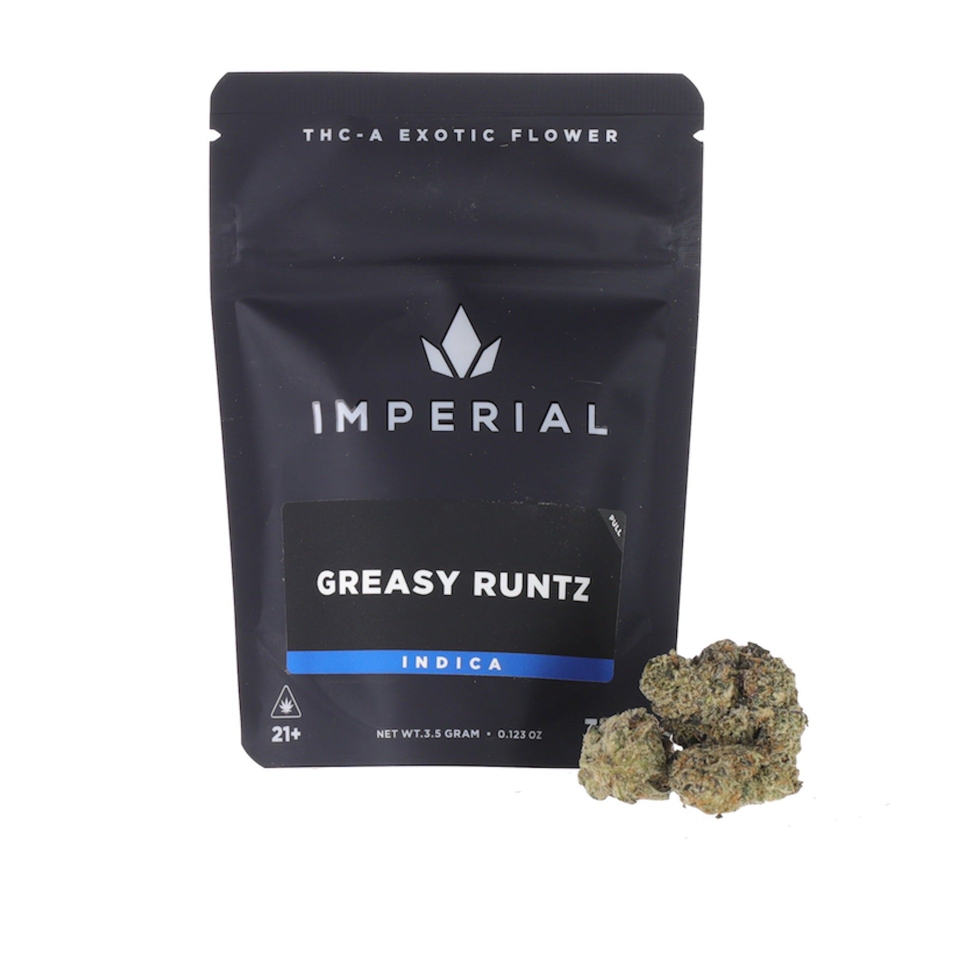 Imperial Zaza Greasy Runtz THC-A Flower - 3.5g - hqdtechusa