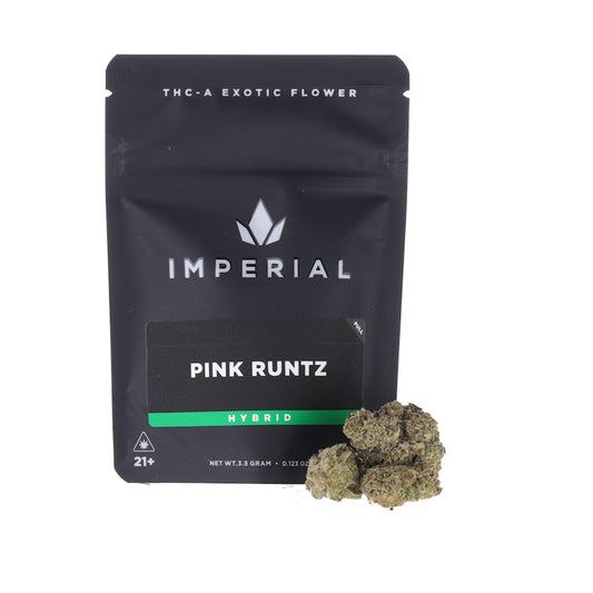 Imperial Zaza Pink Runtz THC-A Flower - 3.5g - hqdtechusa