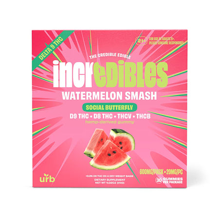 URB Incredibles D9 THC Gummies 600MG (30Ct)