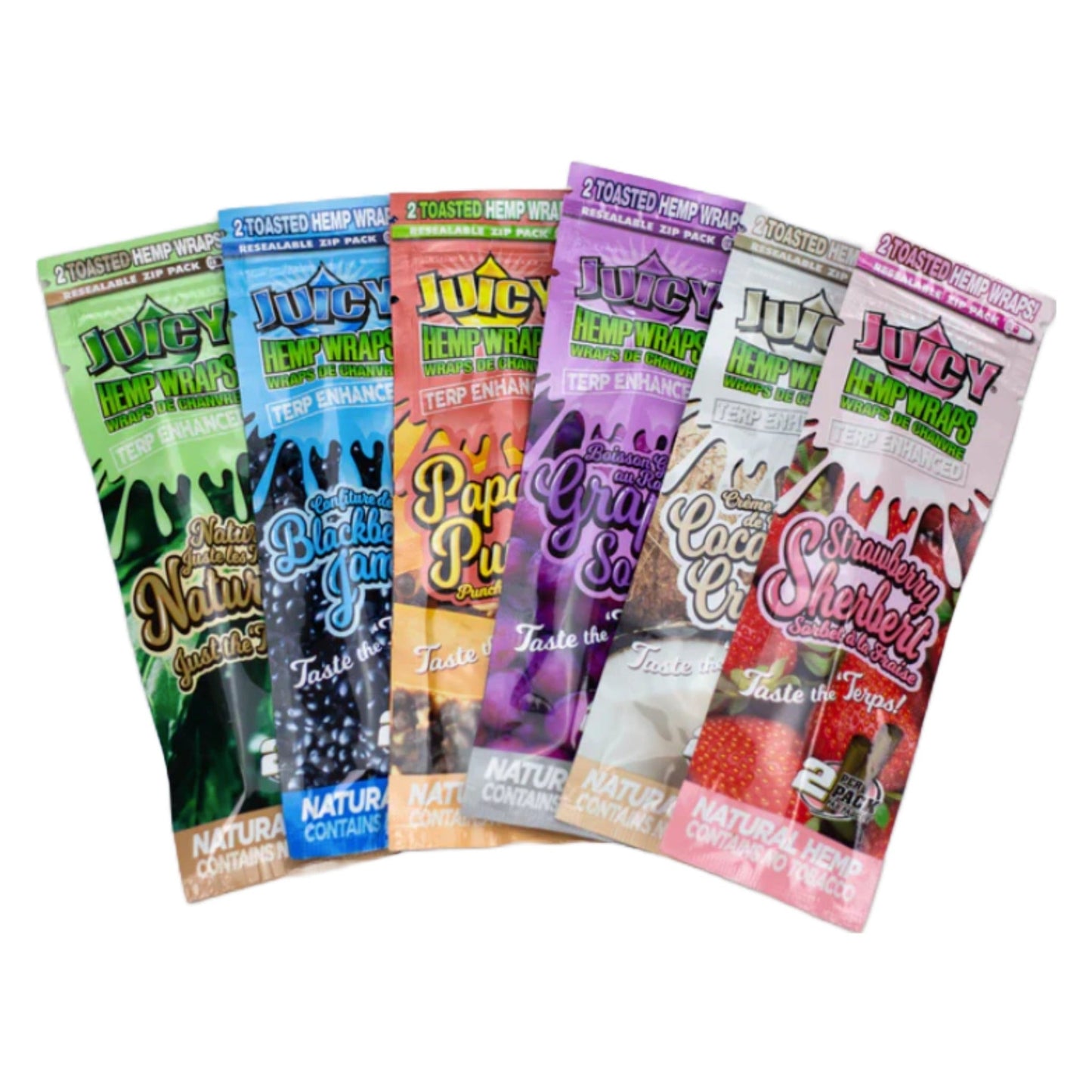 Juicy Jays Terp Enhanced Hemp Wraps - 2 Pack