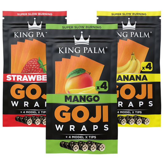 King Palm Goji Wraps and Filter Tips - 4ct - hqdtechusa