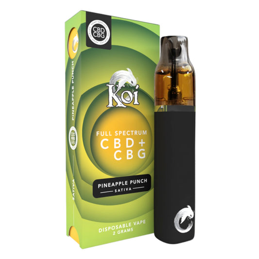 Koi CBD + CBG Pineapple Punch Vaporizer - 2000mg - hqdtechusa