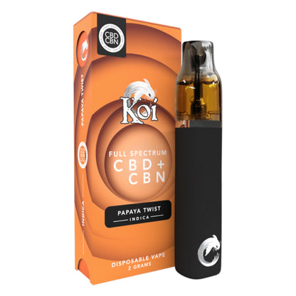 Koi CBD + CBN Papaya Twist Vaporizer - 2000mg