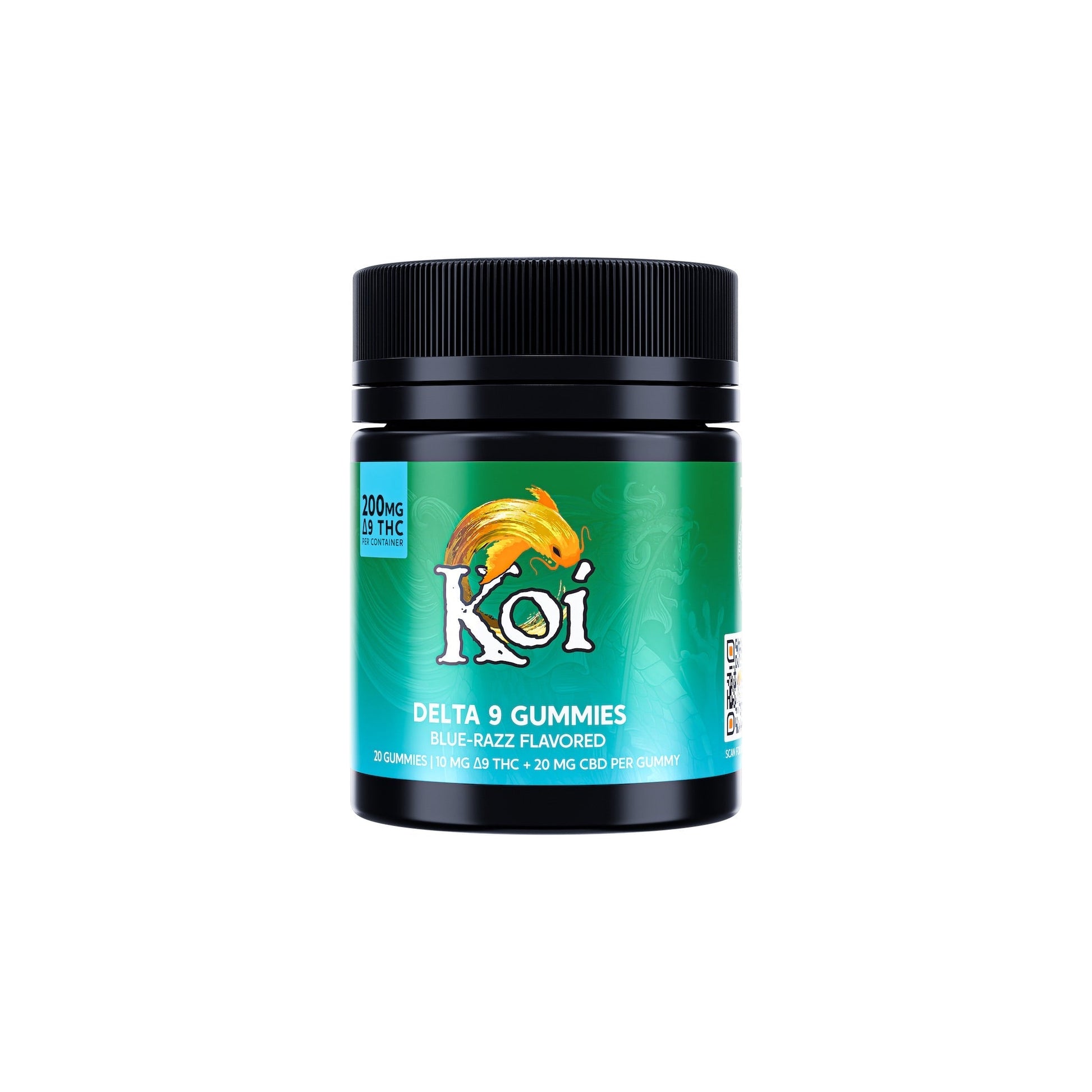 Koi Delta 9 Blue Razz Gummies - 200mg - hqdtechusa