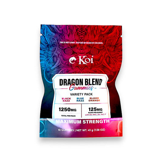 Koi Dragon Blend Variety Gummies - 1250mg - hqdtechusa