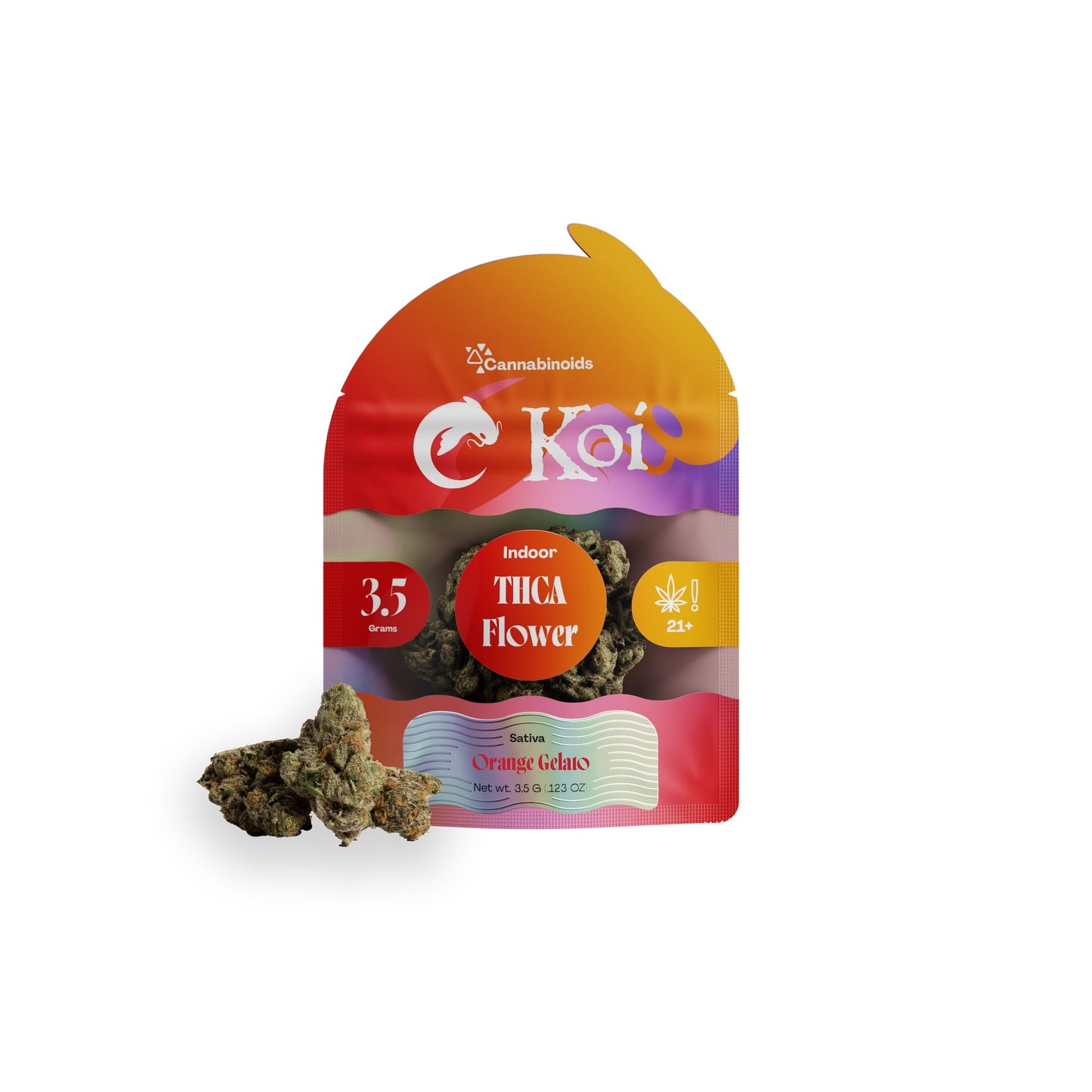 Koi Orange Gelato THC-A Flower - 3.5g