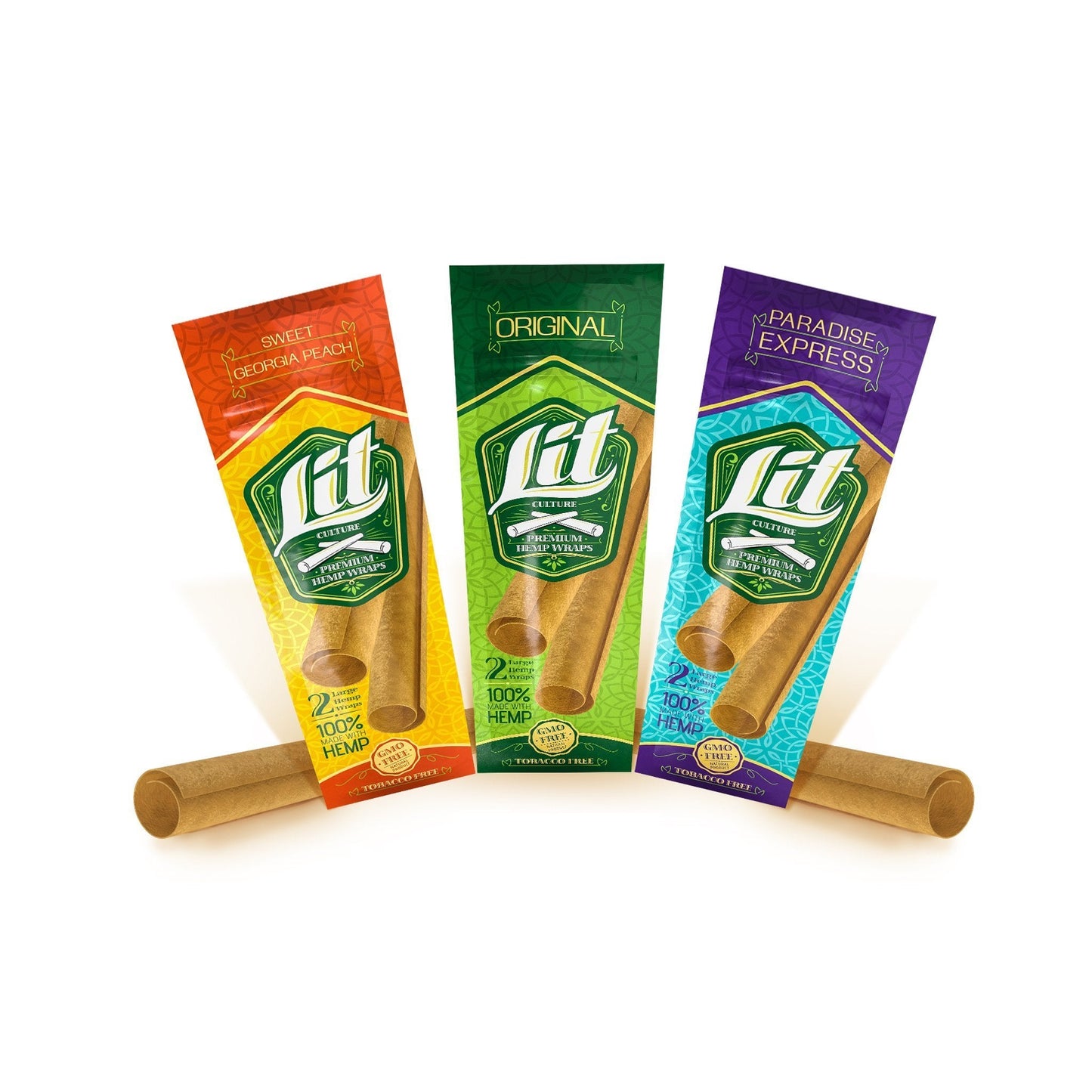 Lit Hemp Wraps - 3 Pack