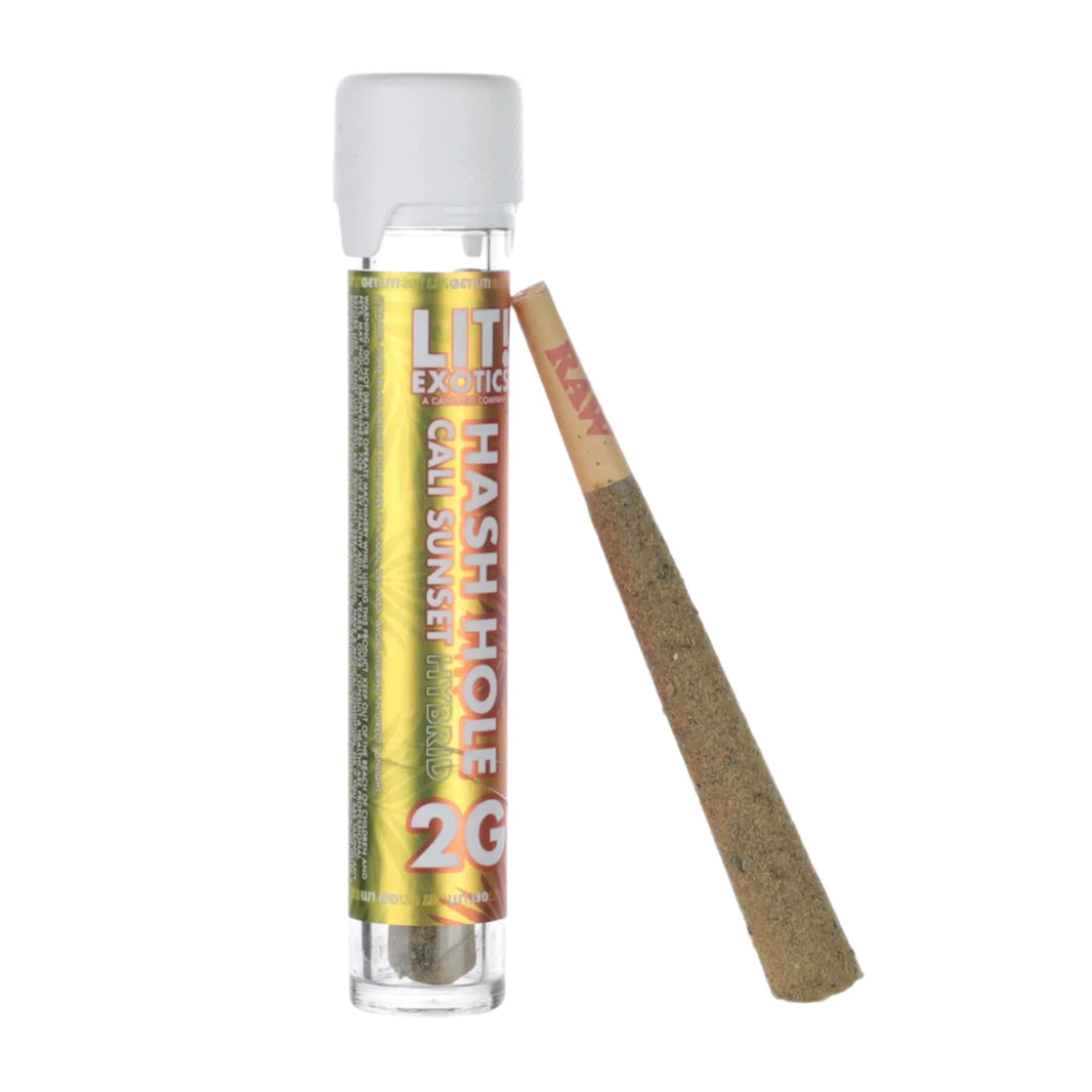 LIT! Diamond Exotics Hash Hole Pre Rolls 2G