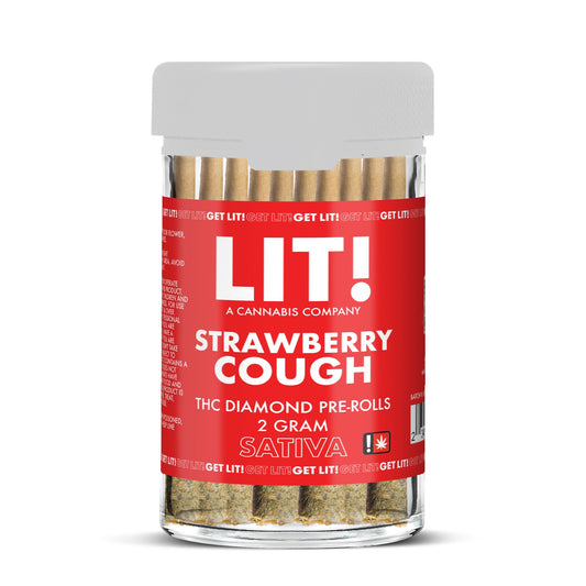 Lit! THC-A Liquid Diamonds Pre-Rolls - 10ct