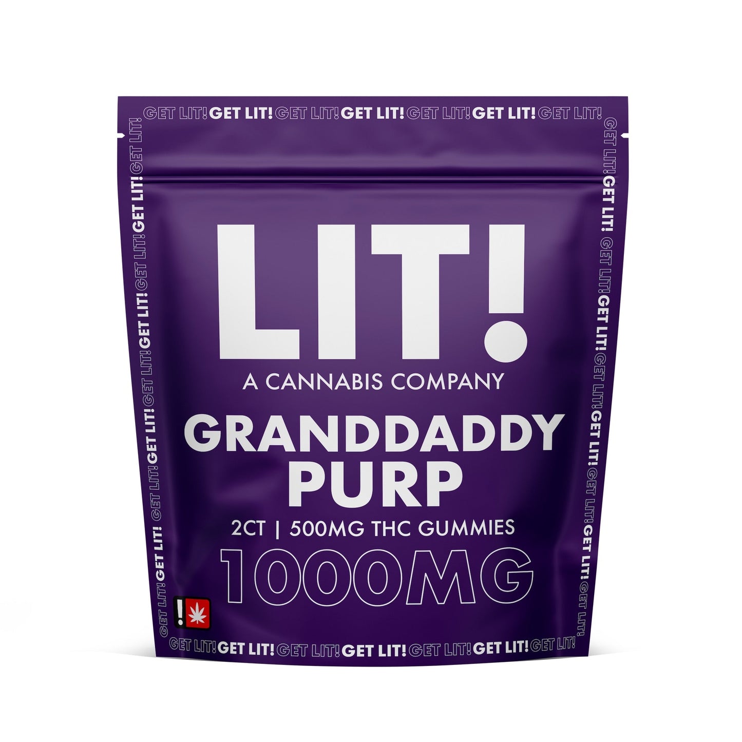 Lit! THC Gummies - 1000mg - hqdtechusa