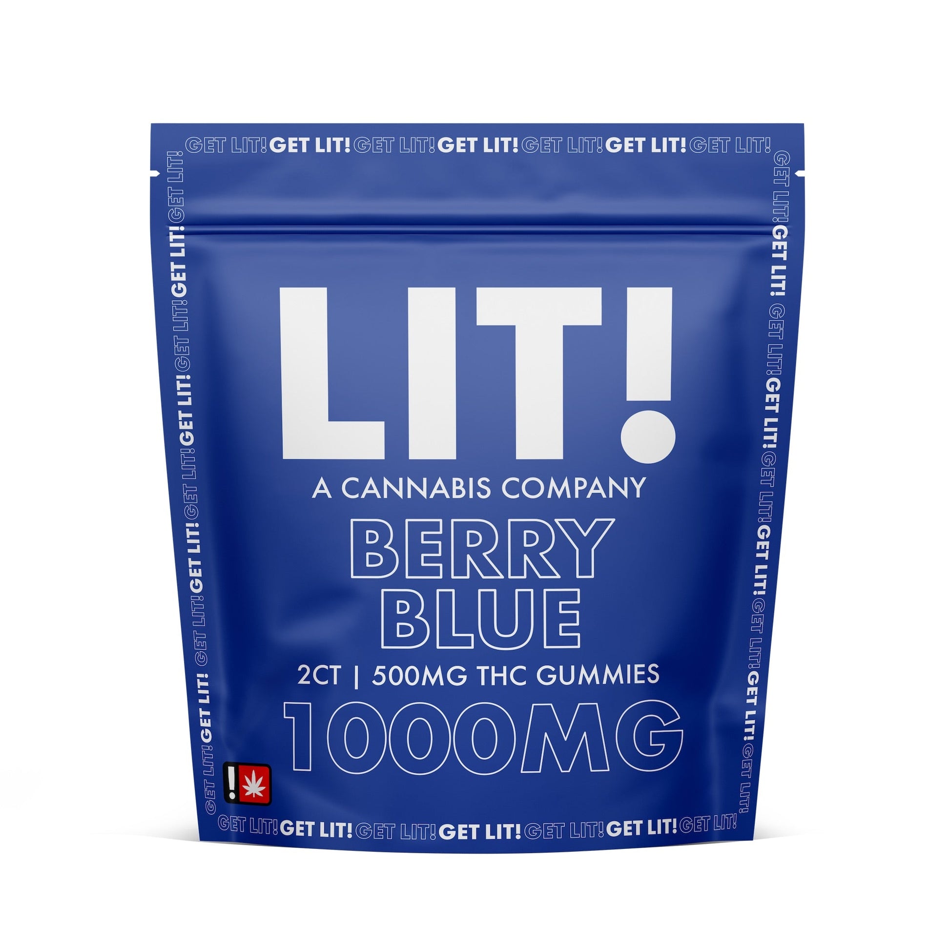 Lit! THC Gummies - 1000mg - hqdtechusa