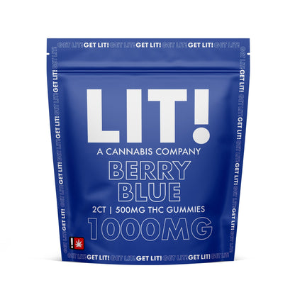 Lit! THC Gummies - 1000mg - hqdtechusa