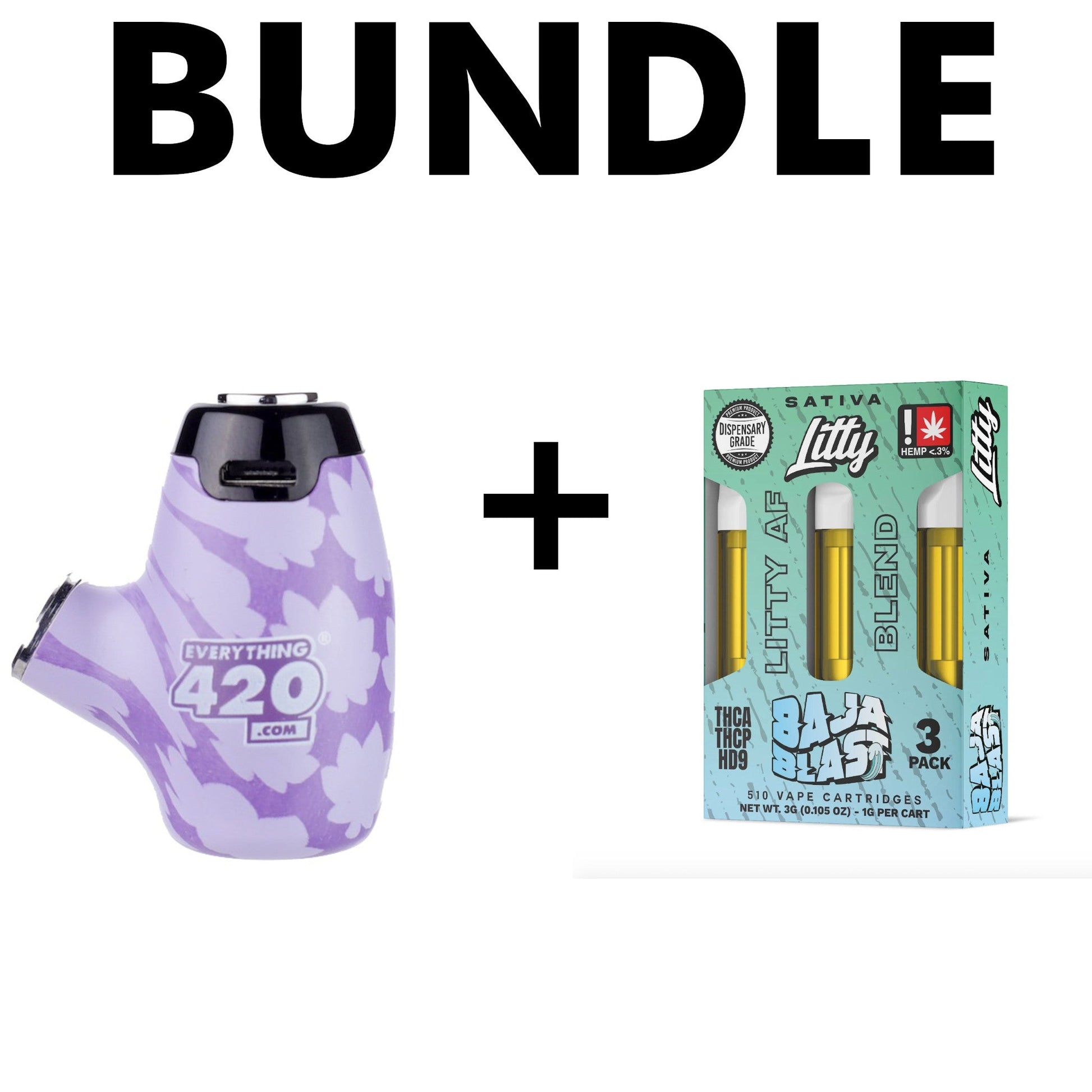 Litty AF Blend Baja Blast Cartridge - 3 Pack - hqdtechusa