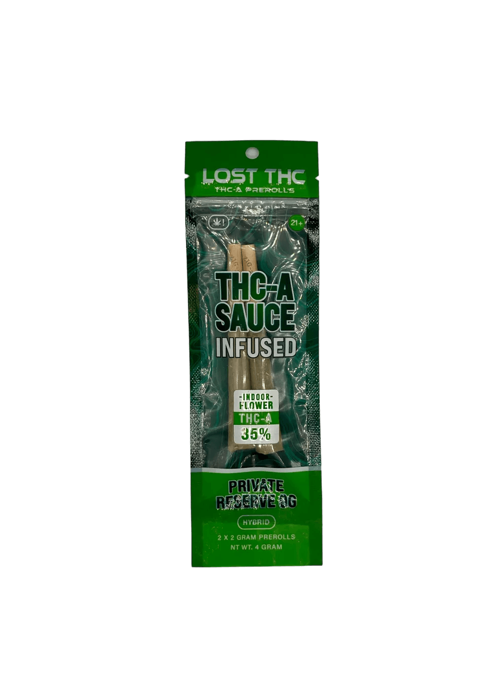 Lost THC THCA Pre-Rolls 4G | Prerolls | HQD Tech USA