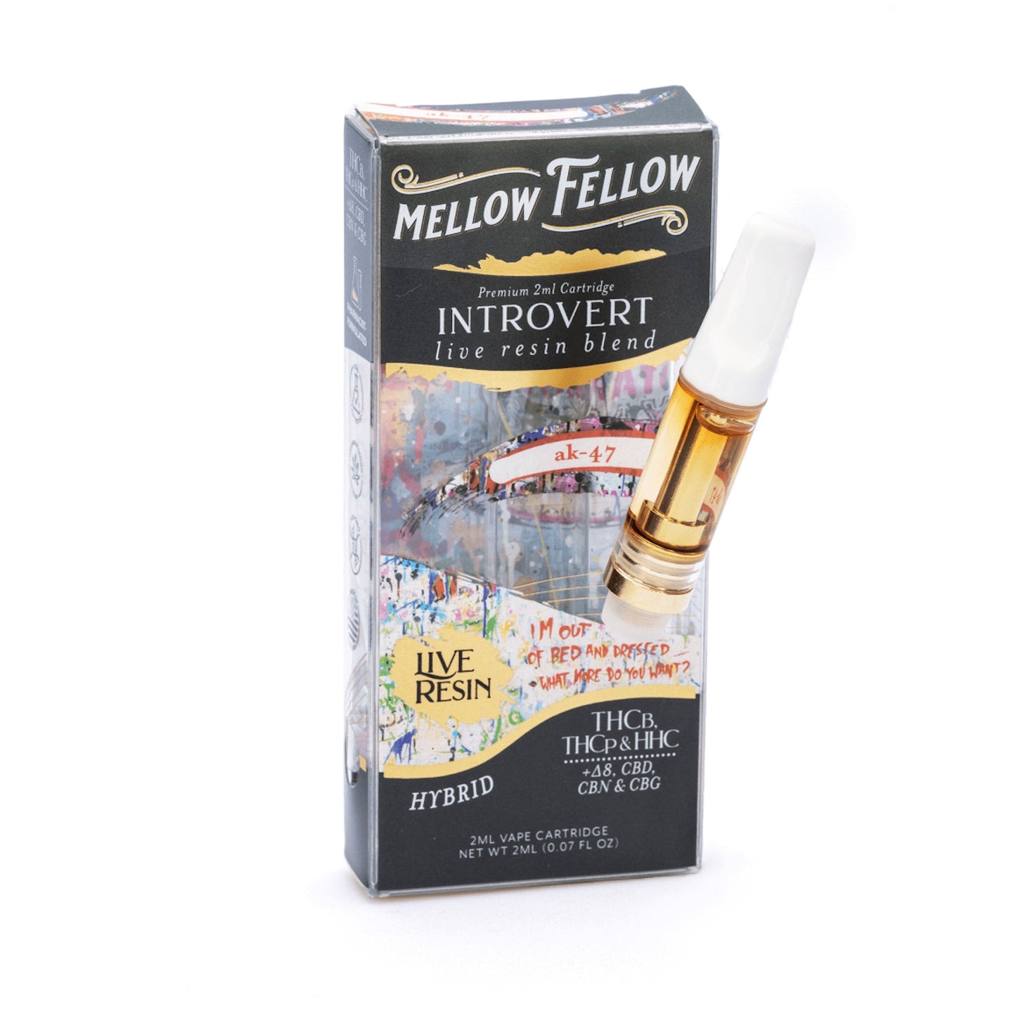 Mellow Fellow Live Resin AK-47 Cartridge - 2000mg - hqdtechusa