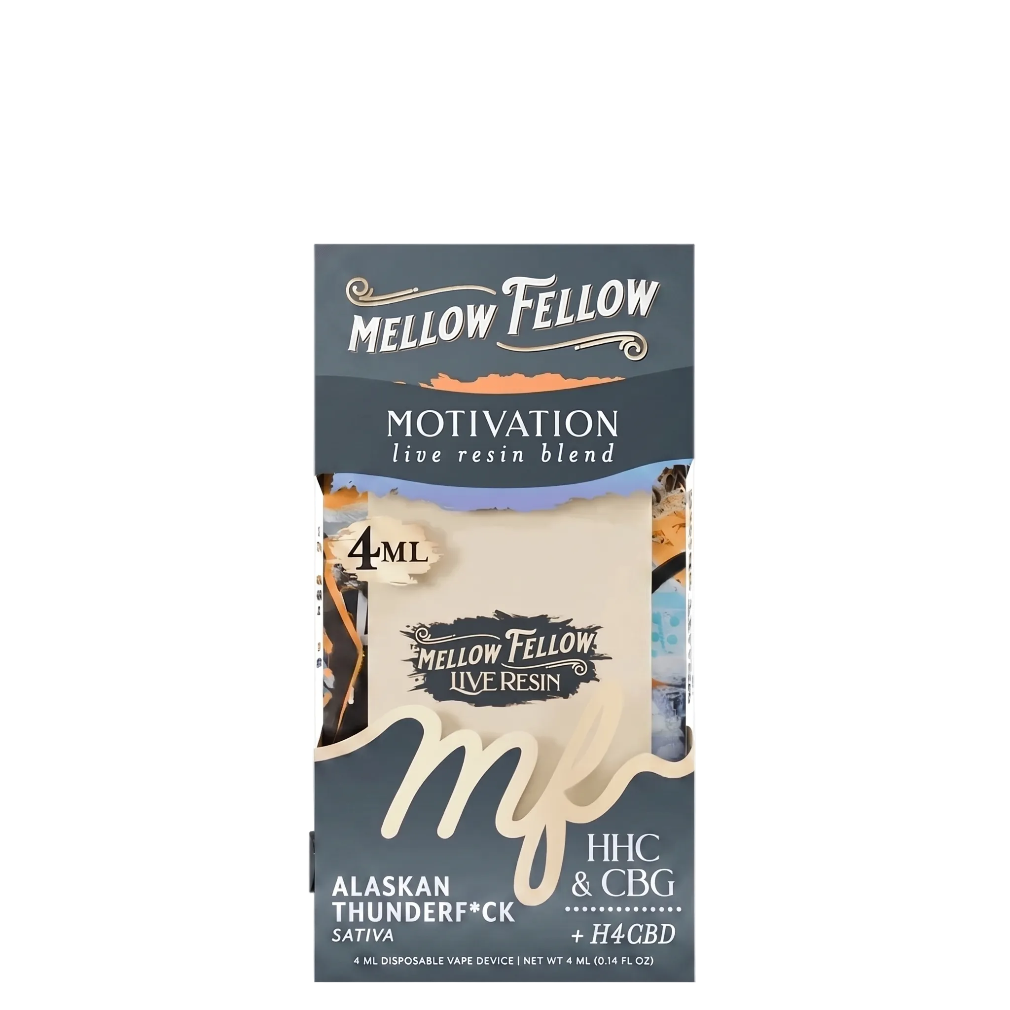 Mellow Fellow Live Resin Blend 4ML - Alaskan Thunderfck