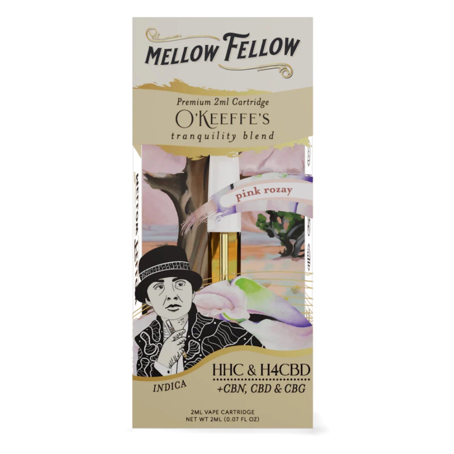 Mellow Fellow Premium Blend Pink Rozay Cartridge - 2000mg - hqdtechusa