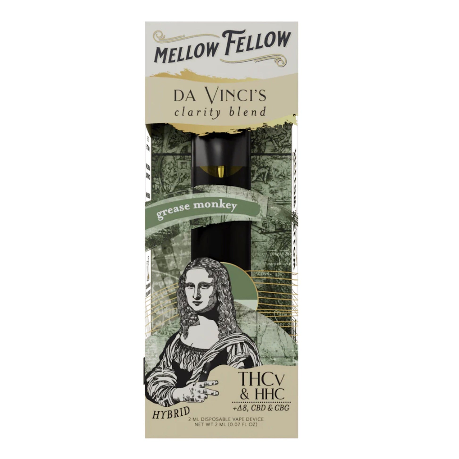 Mellow Fellow Premium Blend Vaporizer - 2000mg - hqdtechusa