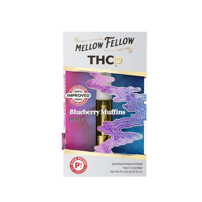 Mellow Fellow THCP Vape Cartridge 0.5ml - Blueberry Muffins