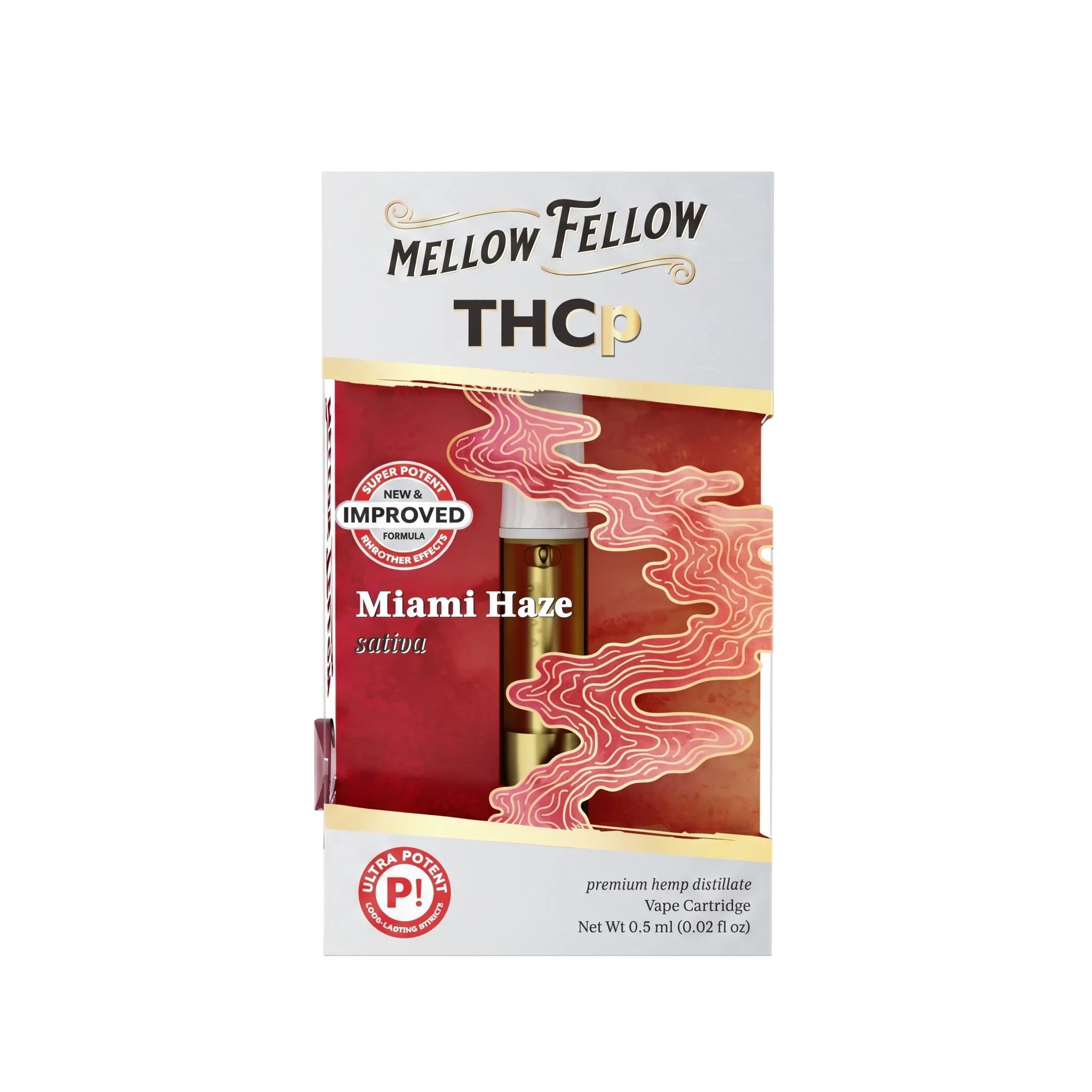 Mellow Fellow THCP Vape Cartridge 0.5ml - Miami Haze