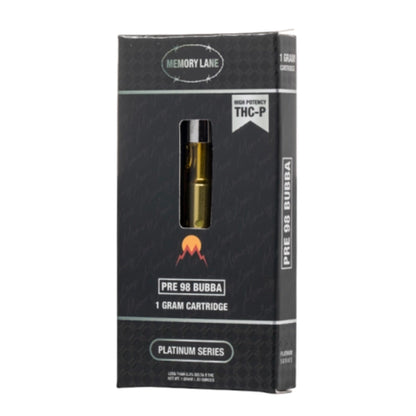 Memory Lane Pre 98 Bubba THC-P Blend Cartridge - 1000mg