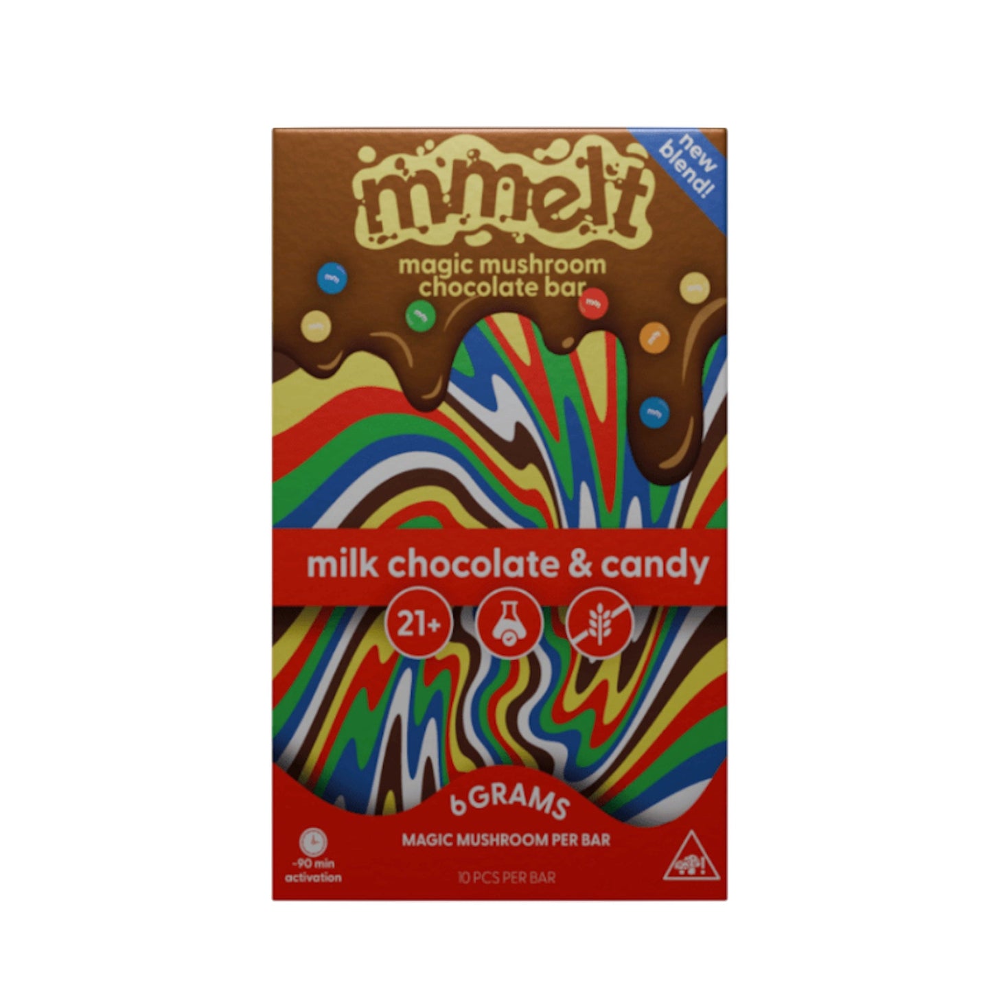 Mmelt Magic Mushroom Chocolate Candies Bar - hqdtechusa