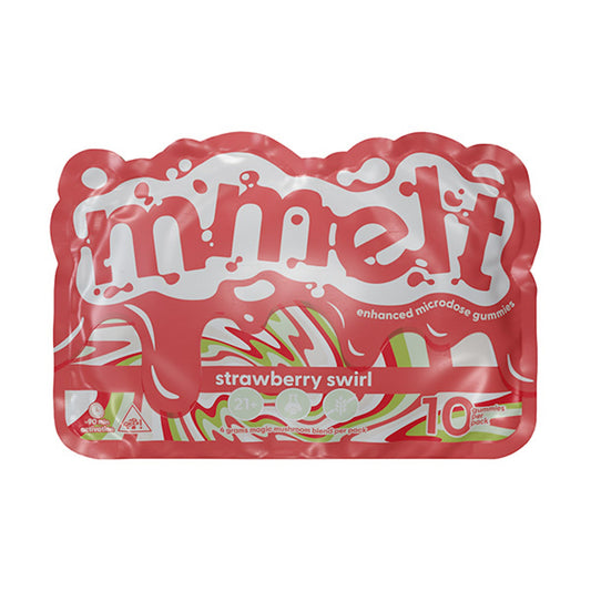 Mmelt Mushroom Strawberry Swirl Gummies - 6000mg - hqdtechusa