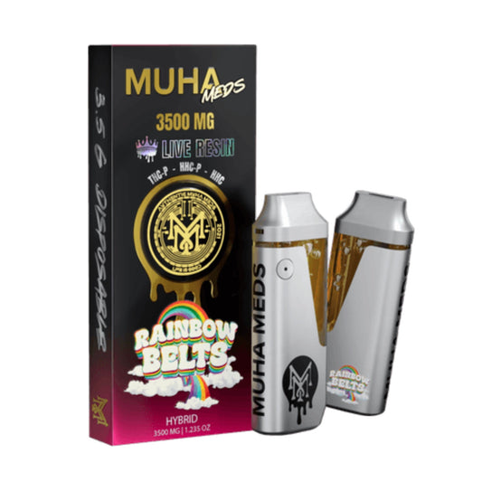 Muha Meds Live Resin HHC + THC-P Vaporizer - 3500mg - hqdtechusa