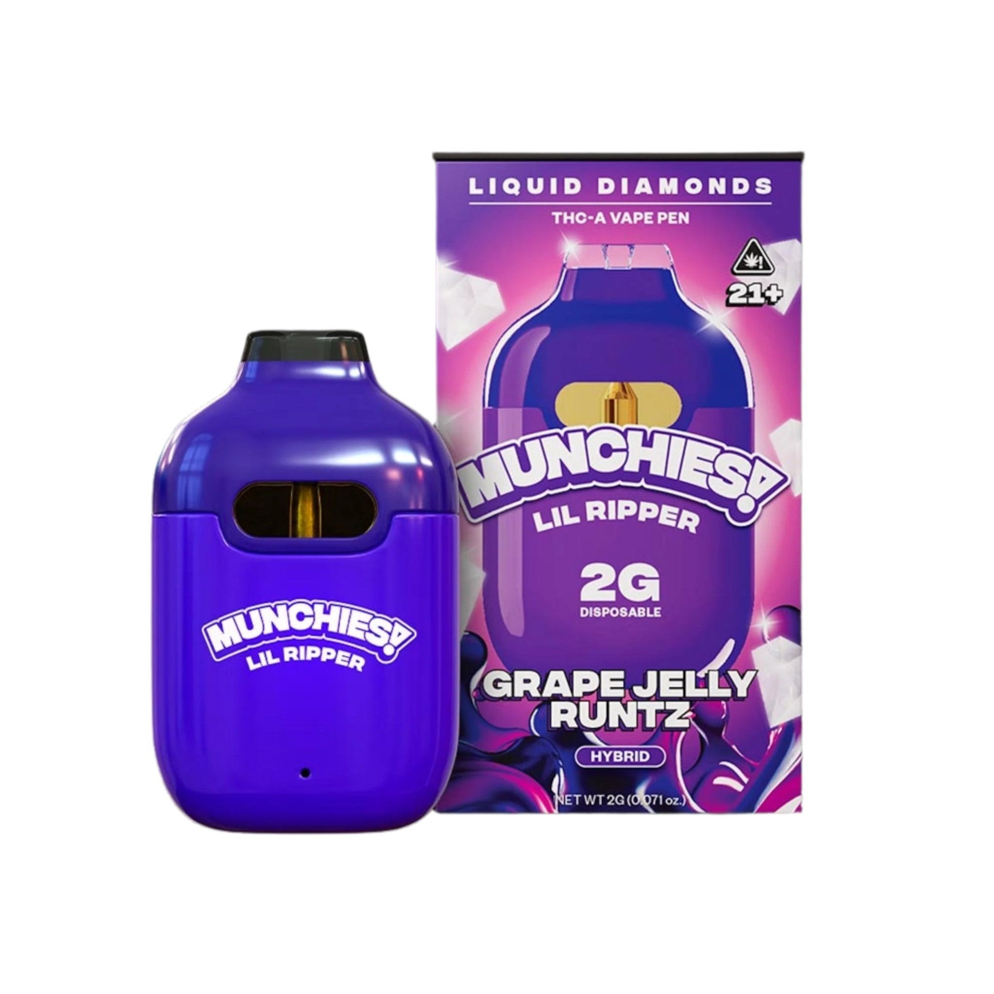 Munchies Lil Ripper THC-A Vaporizer - 2000mg - hqdtechusa