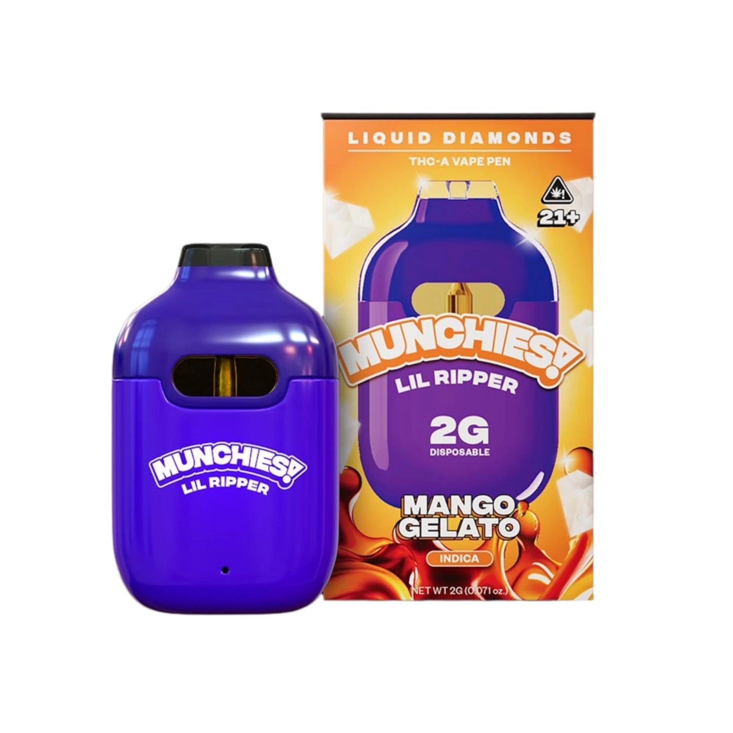 Munchies Lil Ripper THC-A Vaporizer - 2000mg - hqdtechusa