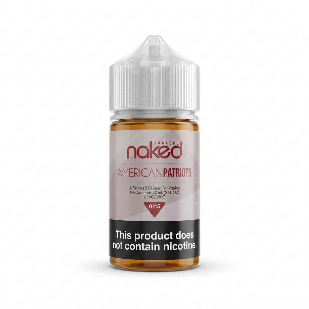 Naked 100 American Patriots E-Liquid 0mg 60ml