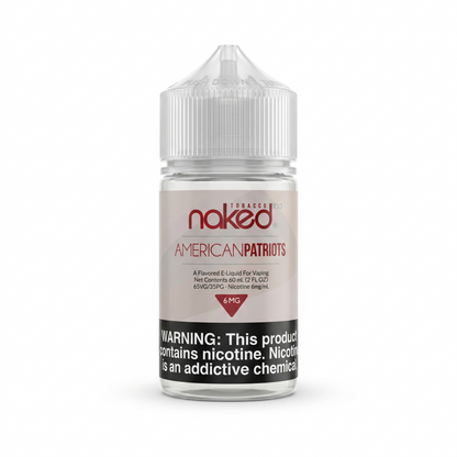 Naked 100 Premium E-Liquid 6mg - American Patriots