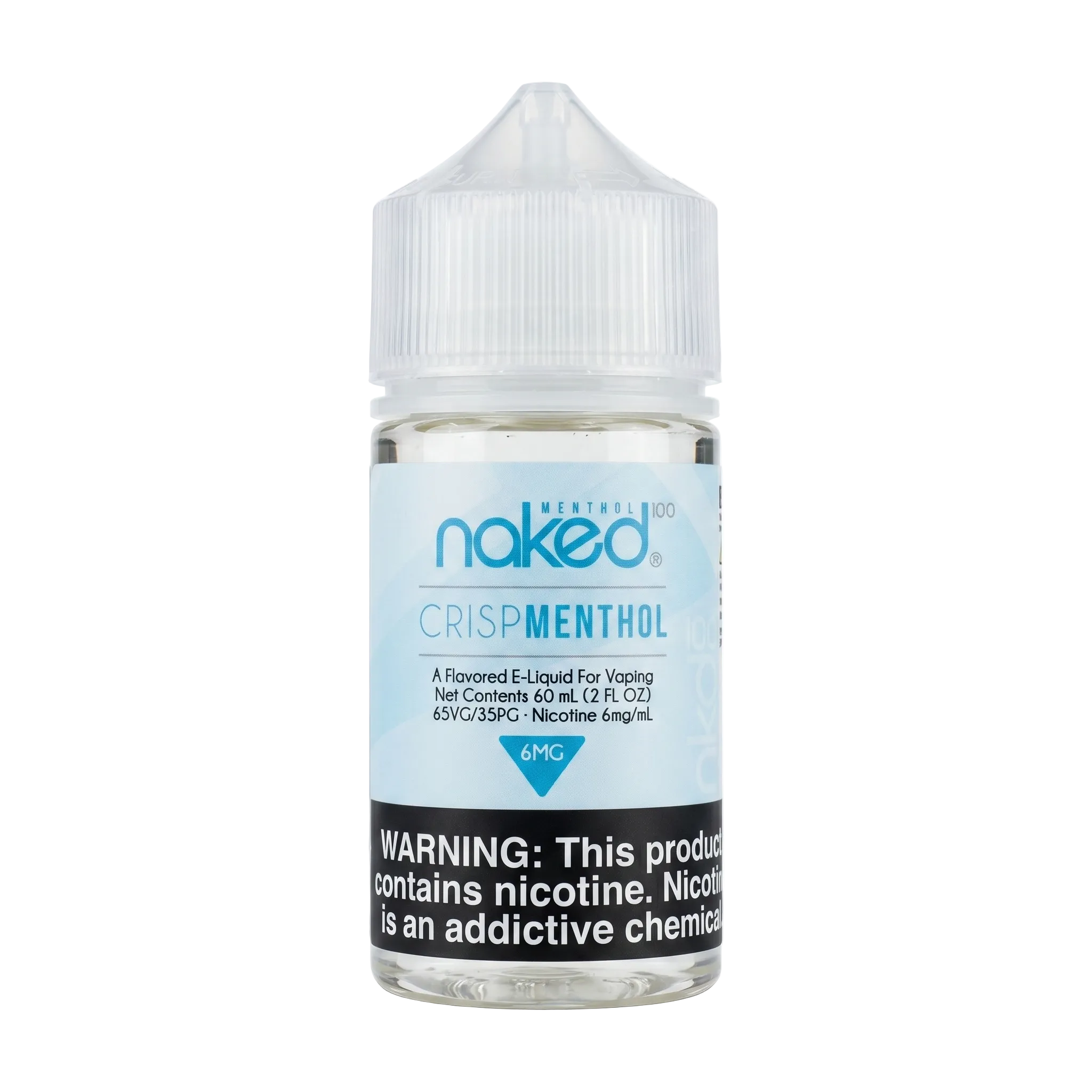 Naked 100 Premium E-Liquid 6mg - Crisp Menthol