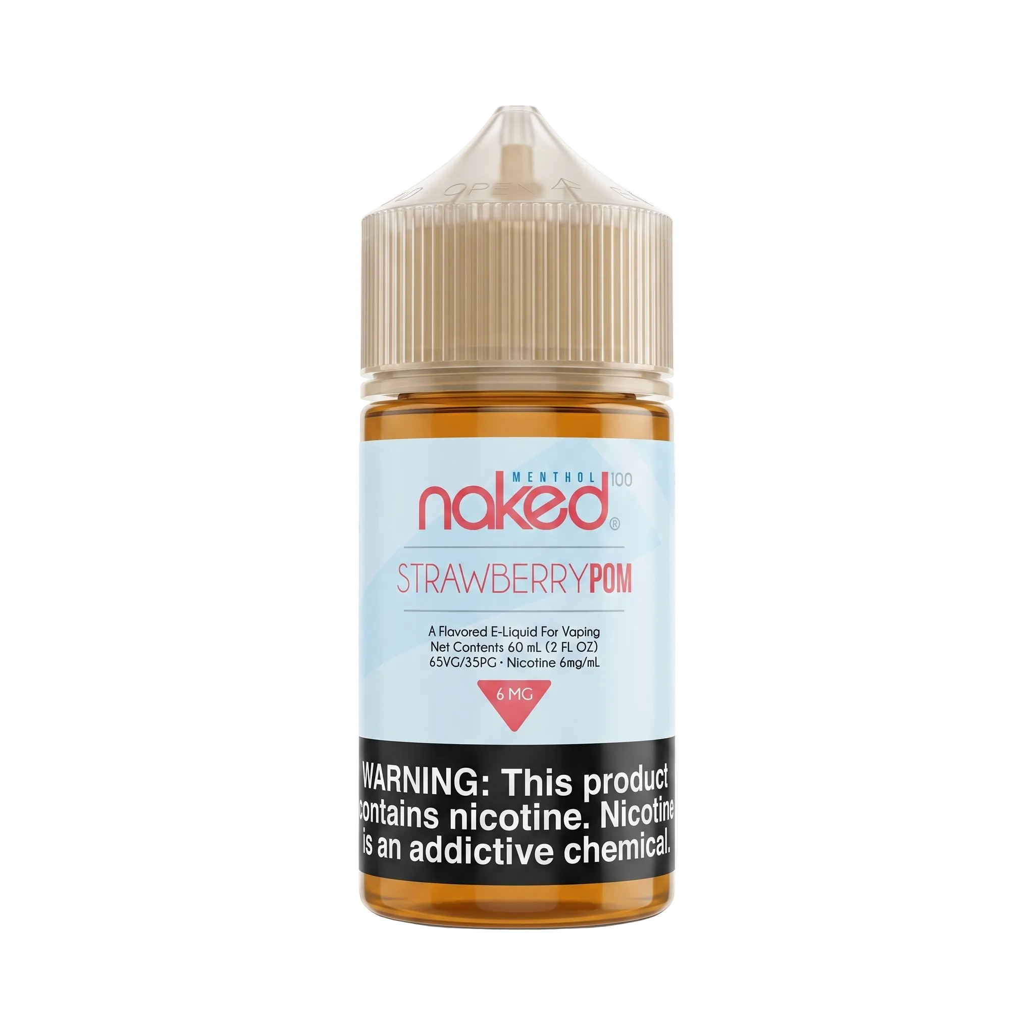 Naked 100 Premium E-Liquid 6mg - Strawberry Pom