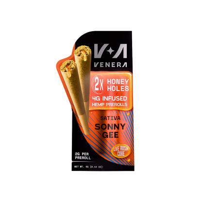 Venera Honey Holes Infused Hemp Pre Rolls 4G (2Ct)