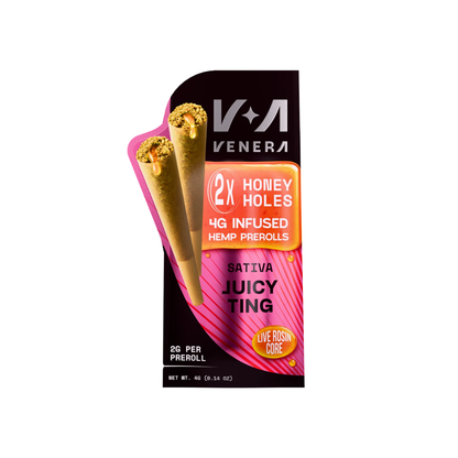 Venera Honey Holes Infused Hemp Pre Rolls 4G (2Ct)
