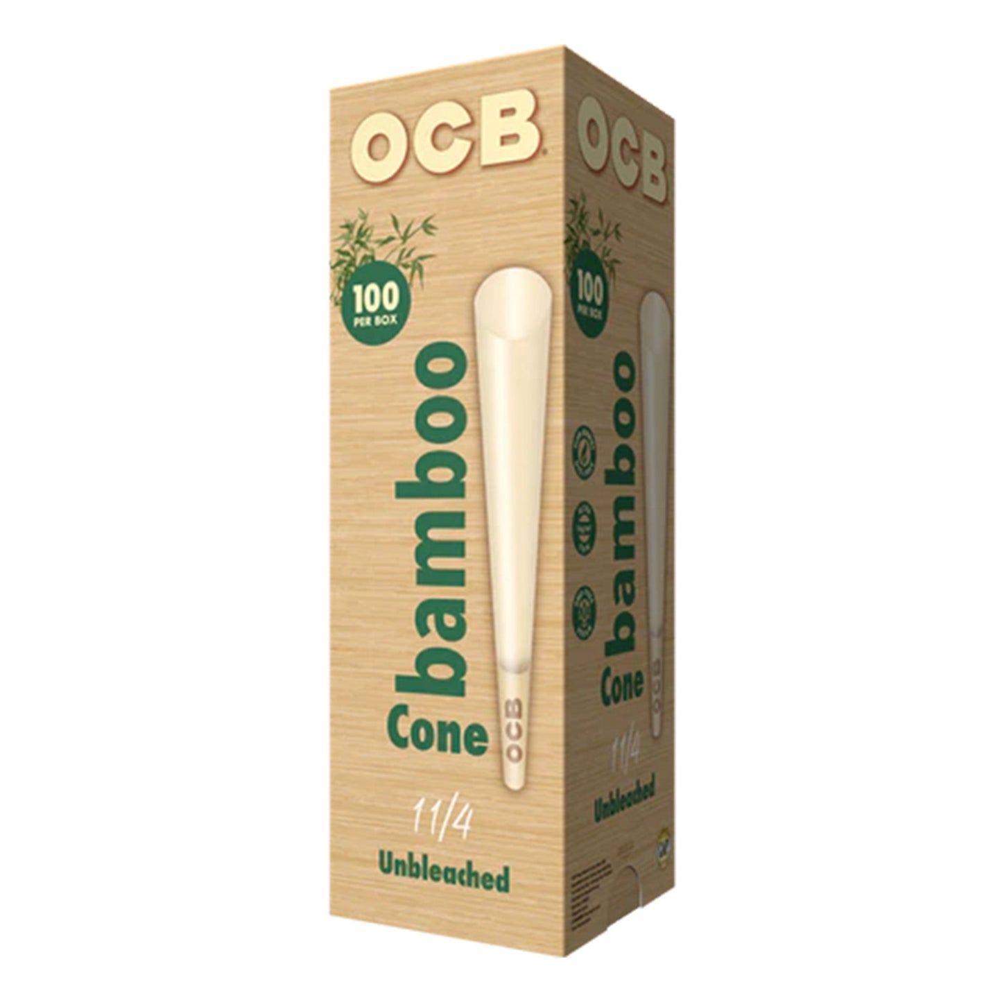 OCB Bamboo 1 1/4 Cone Box