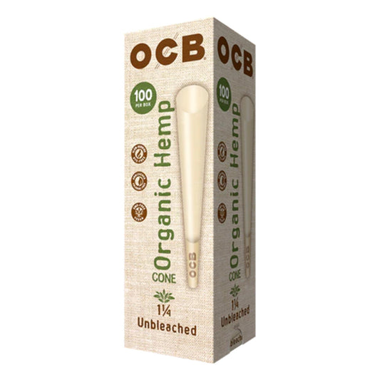 OCB Organic Hemp 1 1/4 Cone Box