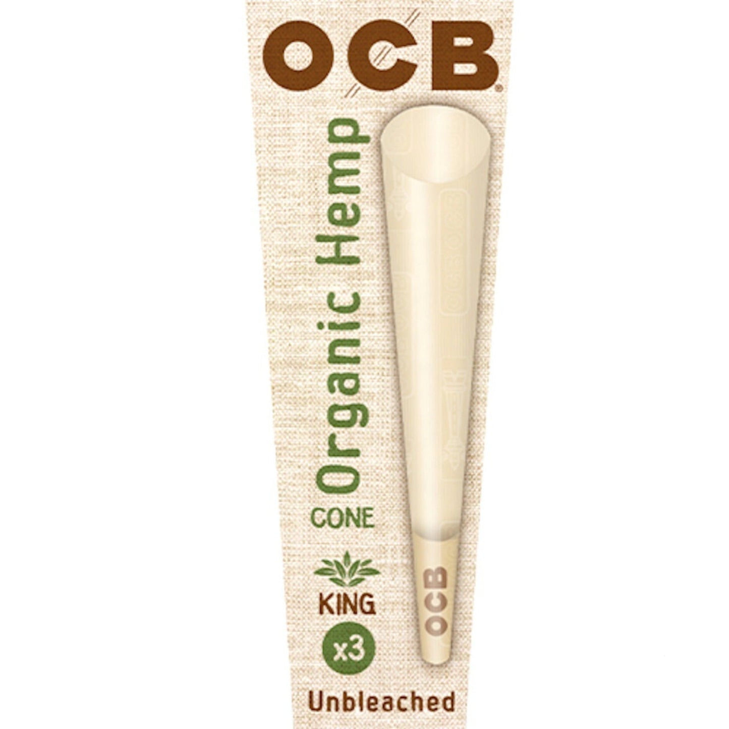 OCB Unbleached Organic Hemp Cones