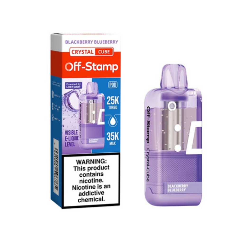 Off-Stamp Crystal Cube 35K Puffs - Blackberry Blueberry
