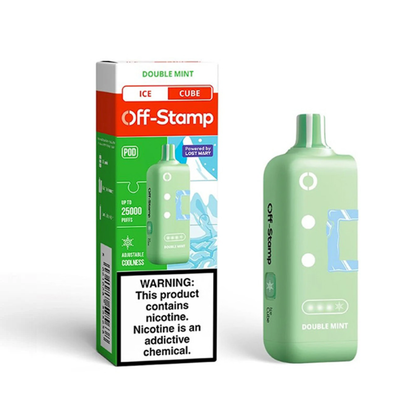 Off-Stamp Crystal Cube 35K Puffs - Double Mint
