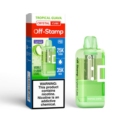Off-Stamp Crystal Cube 35K Puffs - Tropical Guava