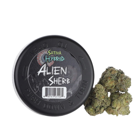 Peak Potent Exotic Alien Sherb THC-A Flower - 3.5g - hqdtechusa