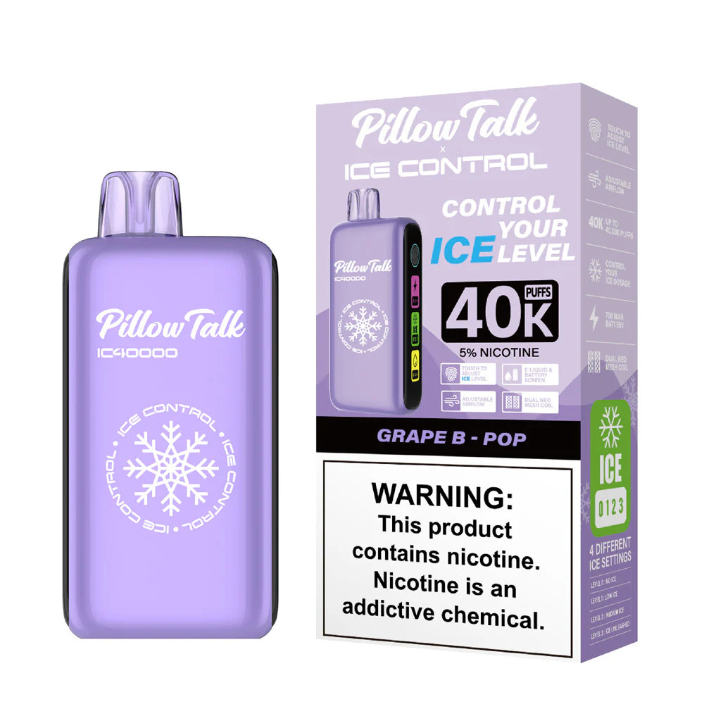 Pillow Talk Ice Control IC40000 Disposable Vape HQD Tech USA Pillow Talk Ice Control IC40000 Disposable Vape HQD Tech USA
