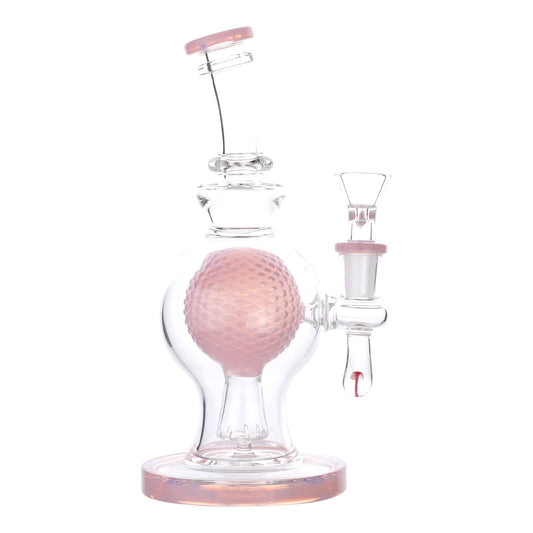 Pink Atmos-Sphere Bong - 8in - hqdtechusa