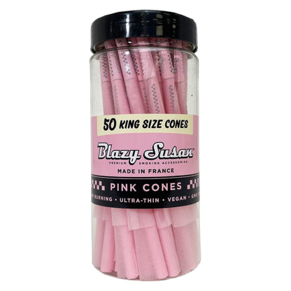 Pink Blazy Susan Cones - 50ct