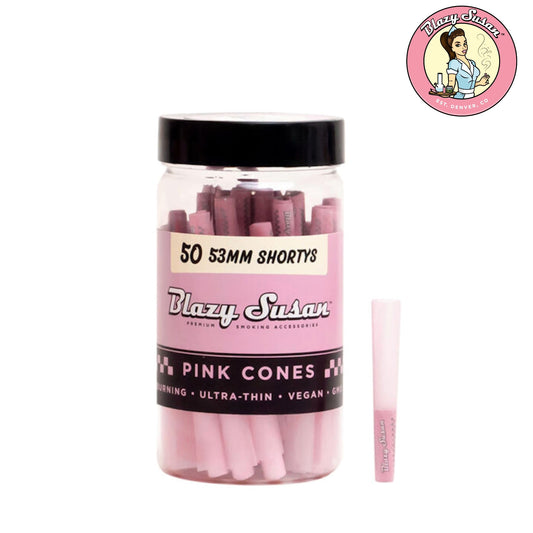 Pink Blazy Susan Cones - 50ct